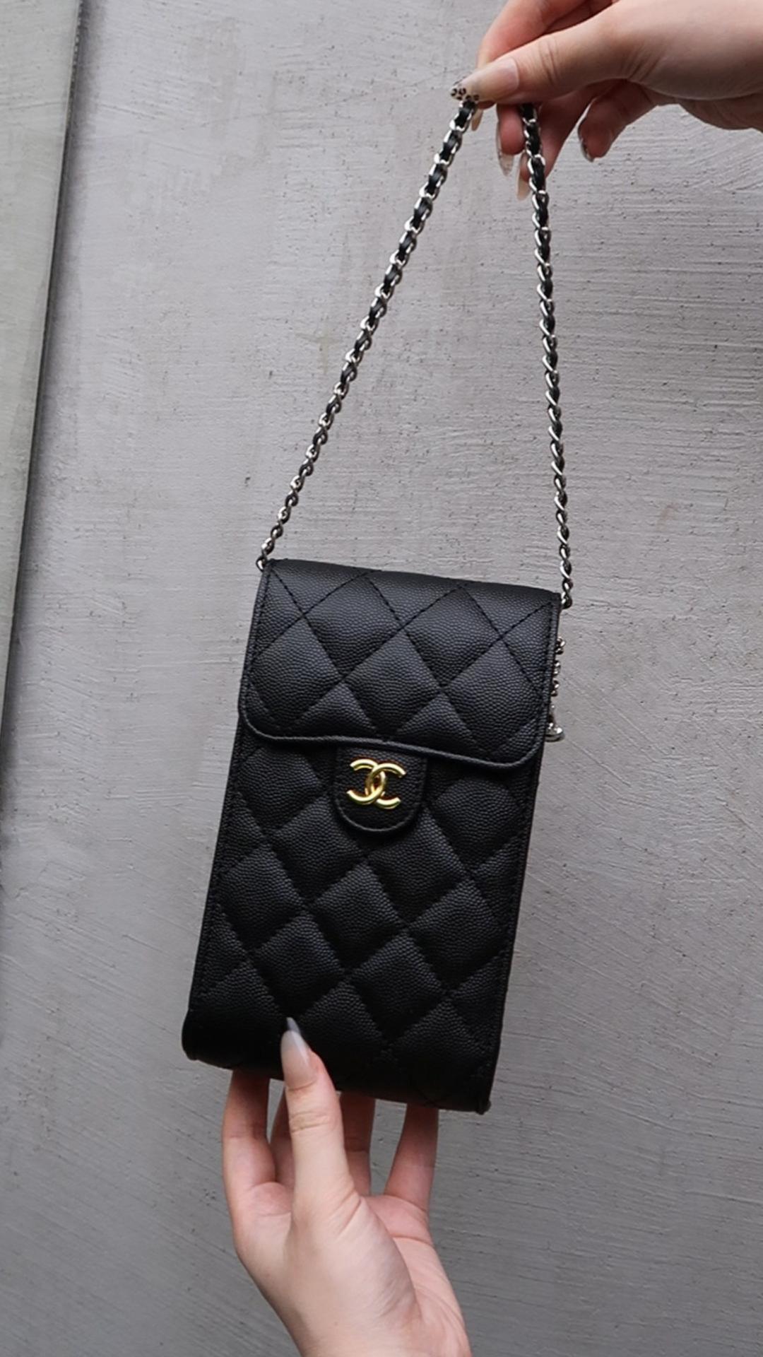 Crossbody nahkainen puhelinlaukku