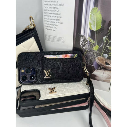 Lou Four Colors Card Bag Bag Iphone Case