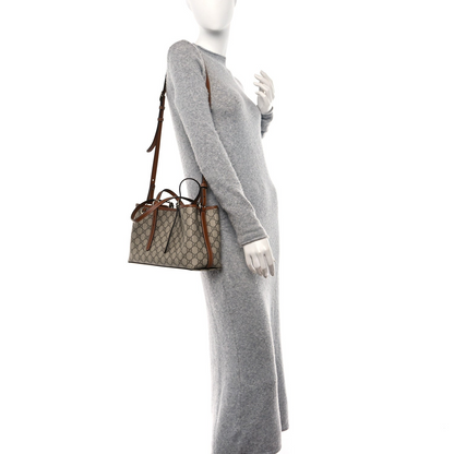 Classic Monogram Emblem Maxi Tote Bag Beige