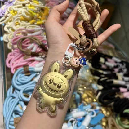 キーホルダー ゴールド ミニラブブ