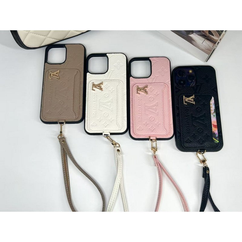 Lou Four Colors Card Bag Bag Iphone Case