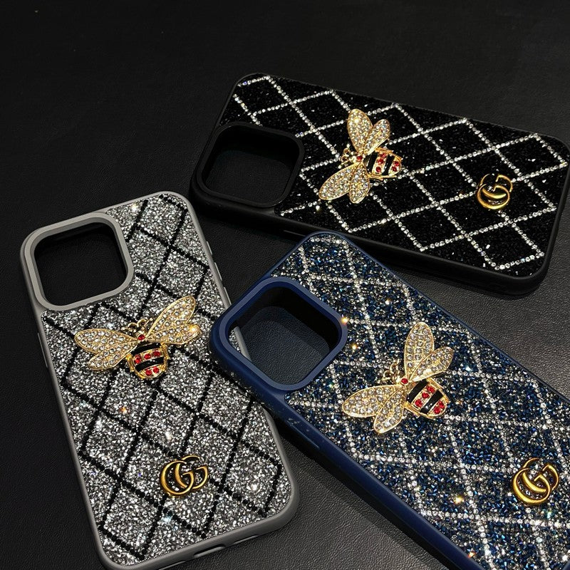 GG Bee Diamond Iphone Case