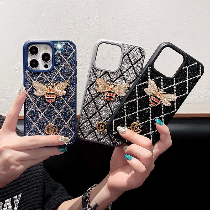 GG Bee Diamond Iphone Case