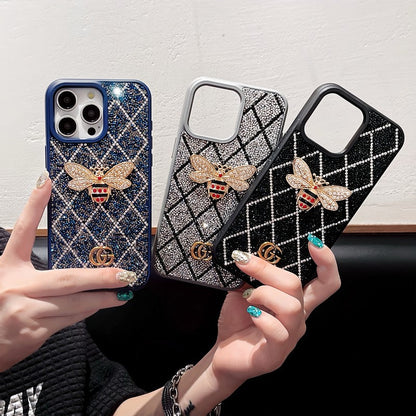 GG Bee Diamond Iphone Case