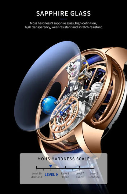 Πολυτελές ρολόι Galactic Pioneer Chronograph Tourbillon