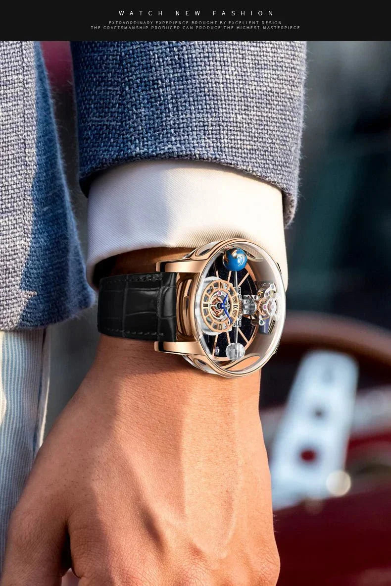 Πολυτελές ρολόι Galactic Pioneer Chronograph Tourbillon