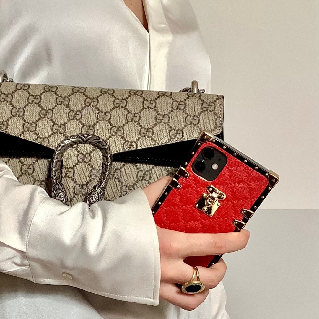 삼성 케이스 "빨간 가죽"