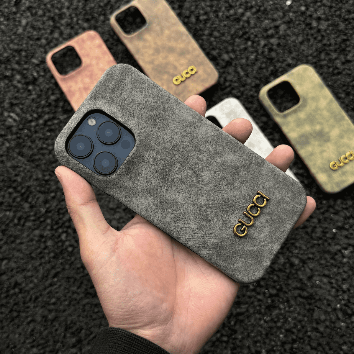 Classic Vintage Suede-Style iPhone Case
