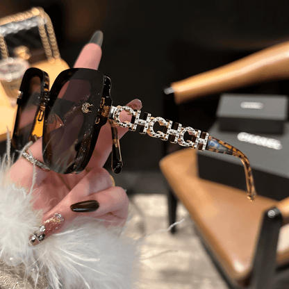 Óculos de sol polarizados HD de luxo personalizados para mulheres - Proteção UV para dirigir e viajar