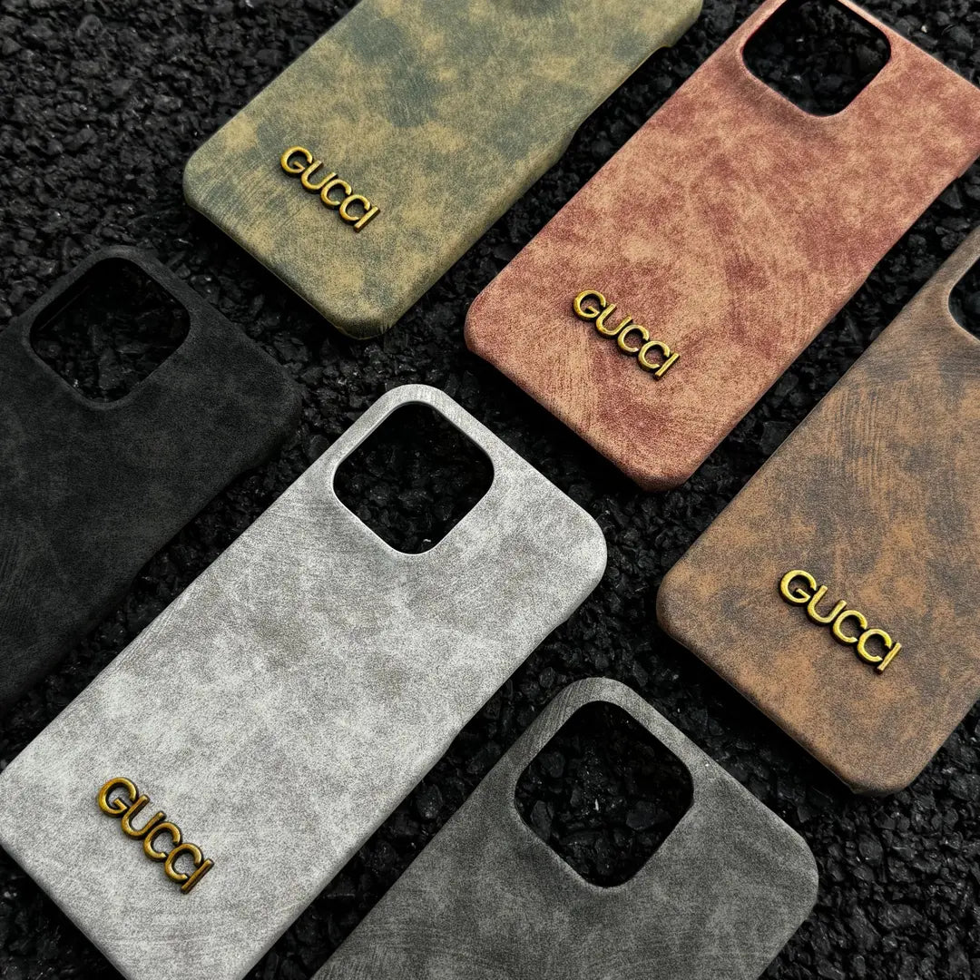 Classic Vintage Suede-Style iPhone Case