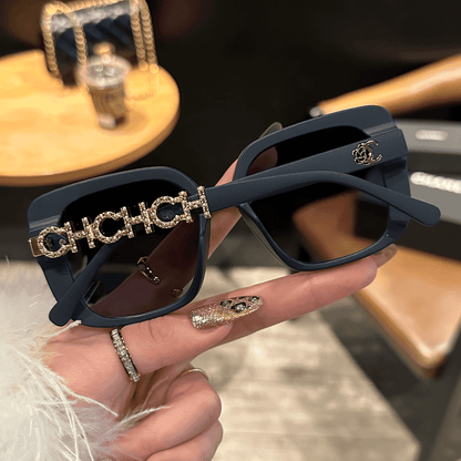 Ochelari de soare polarizați HD personalizați de lux pentru femei - protecție UV pentru șofat și călătorii