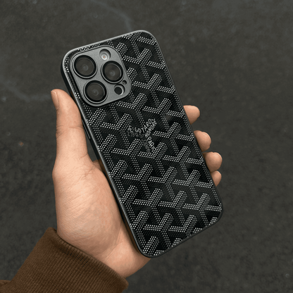 G-Y Luxury Geometric Monogram iPhone Case