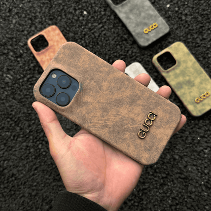 Classic Vintage Suede-Style iPhone Case