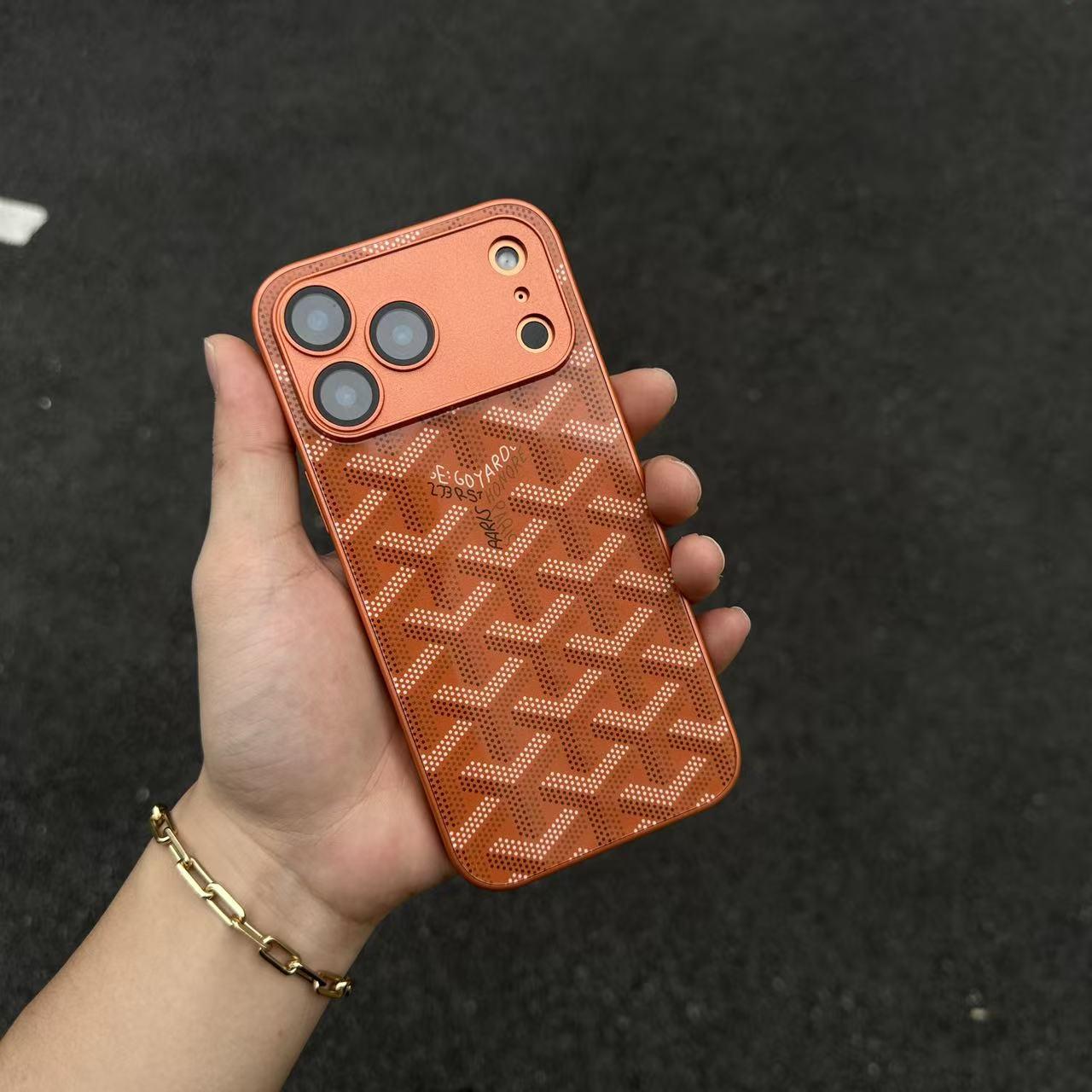 G-Y Luxury Geometric Monogram iPhone Case