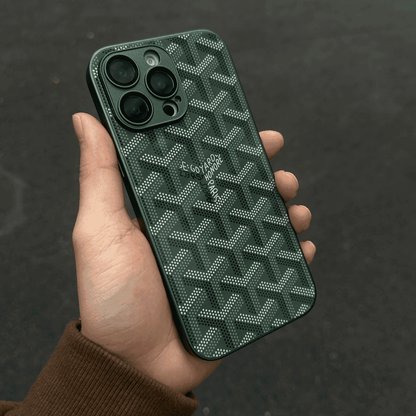 G-Y Luxury Geometric Monogram iPhone Case