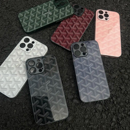 G-Y Luxury Geometric Monogram iPhone Case