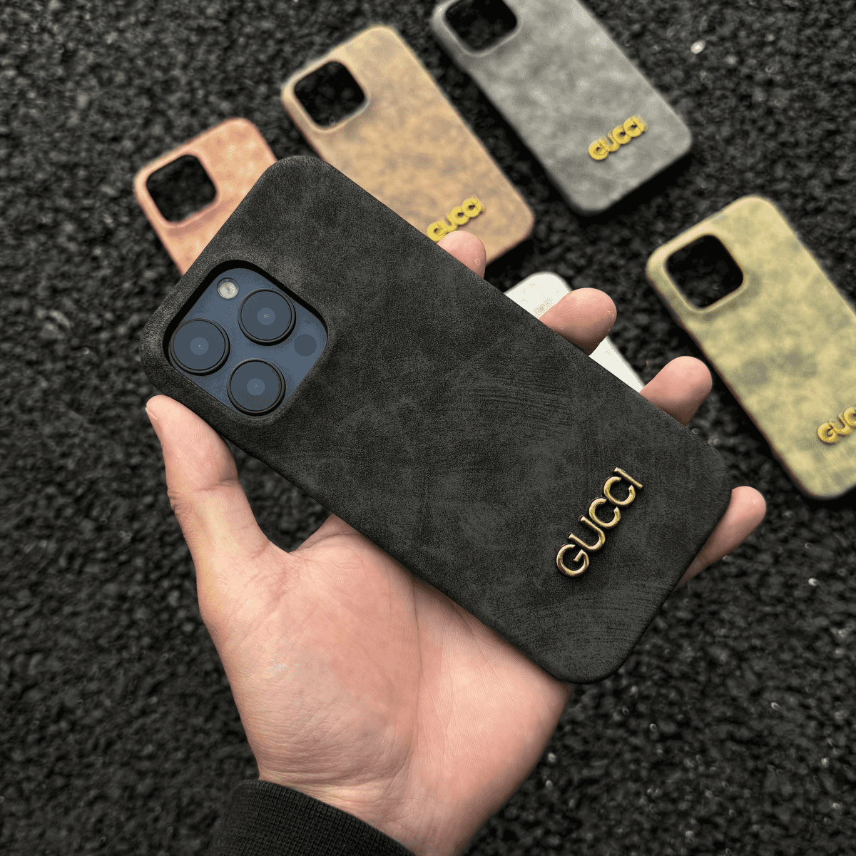 Classic Vintage Suede-Style iPhone Case