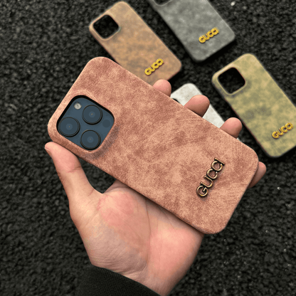 Classic Vintage Suede-Style iPhone Case