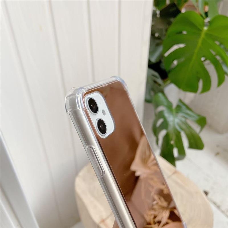 Fashionista spegelkedja iPhone -fodral