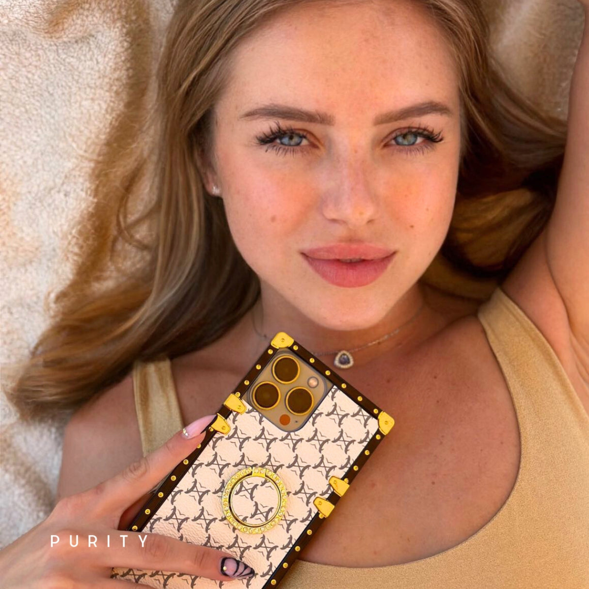 링 "천사"와 함께 삼성 케이스