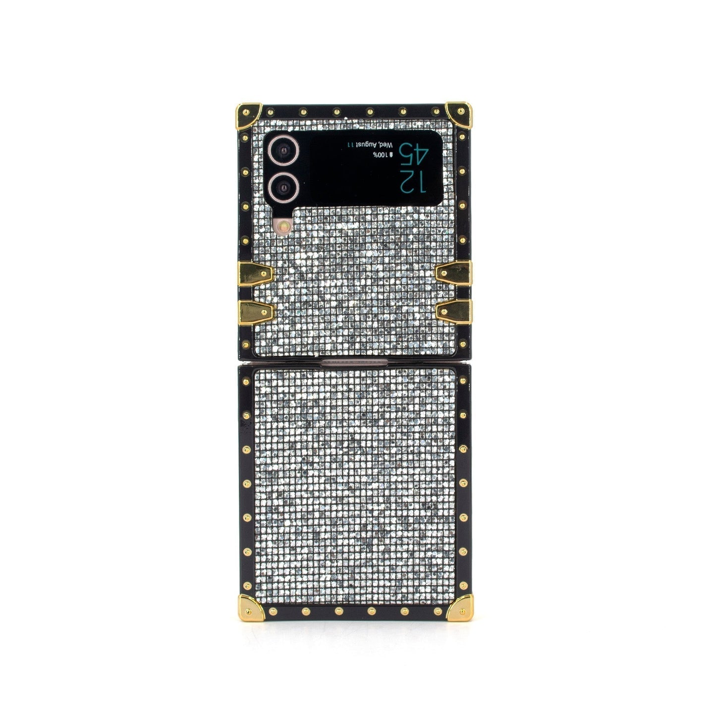 Capa quadrada para Samsung Galaxy Z Flip6/5/4/3 5G "Pérola do Taiti"