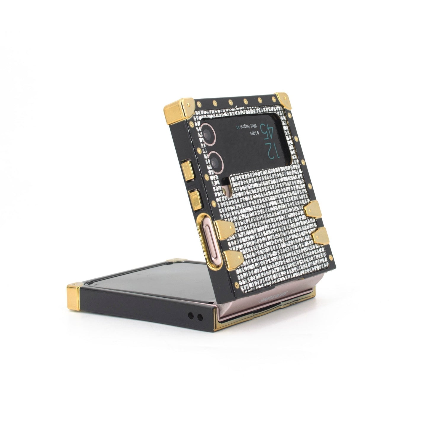 Capa quadrada para Samsung Galaxy Z Flip6/5/4/3 5G "Pérola do Taiti"