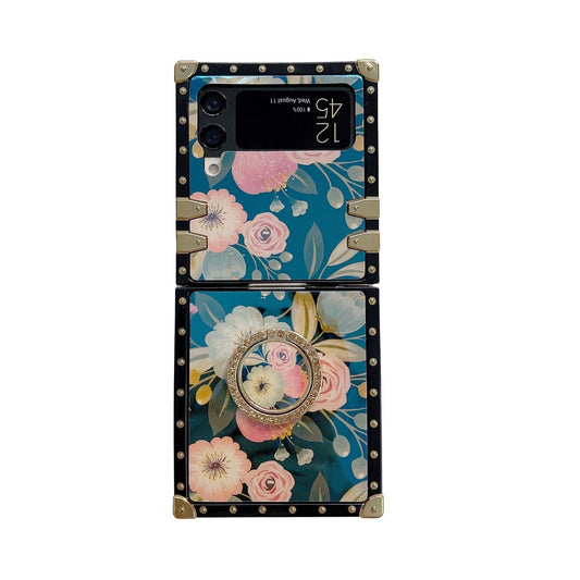 Capa quadrada para Samsung Galaxy Z Flip6/5/4/3 5G "Anel de Afrodite"