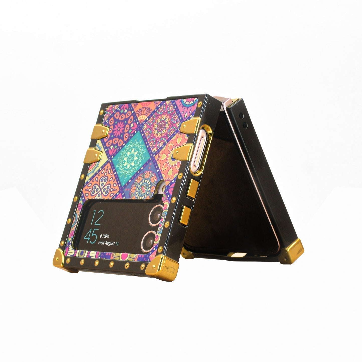 Capa quadrada para Samsung Galaxy Z Flip 6/5/4/3 5G "Anel Arizona"