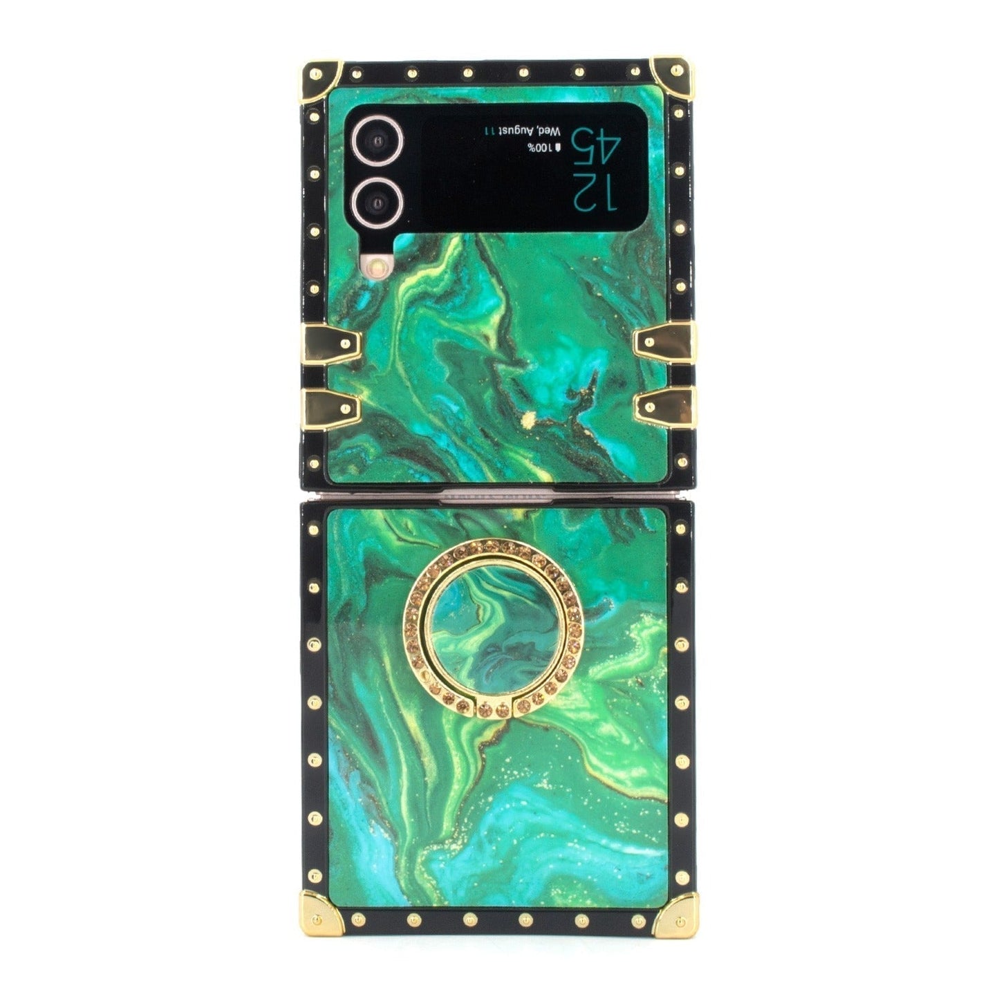 Capa quadrada para Samsung Galaxy Z Flip6/5/4/3 5G "Anel Isabis"