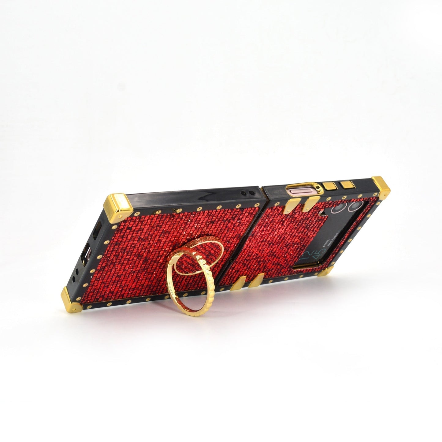 Capa quadrada Samsung Galaxy Z Flip6/5/4/3 5G "Anel Rubi"