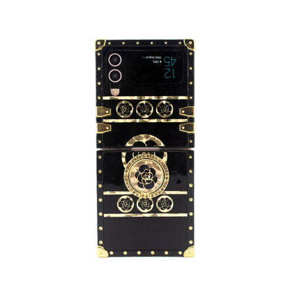 Capa quadrada para Samsung Galaxy Z Flip6/5/4/3 5G "Anel Yin"