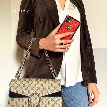 삼성 케이스 "빨간 가죽"