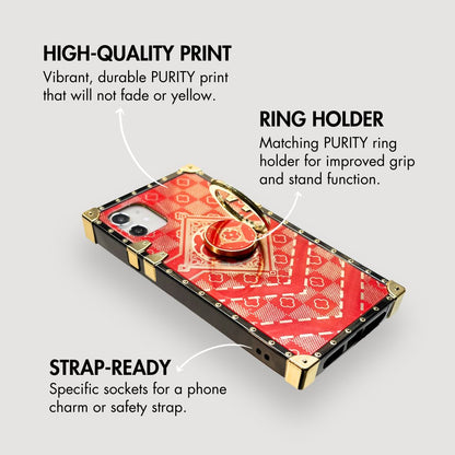 リングのあるサムスンのケース「親愛なるサンタ」