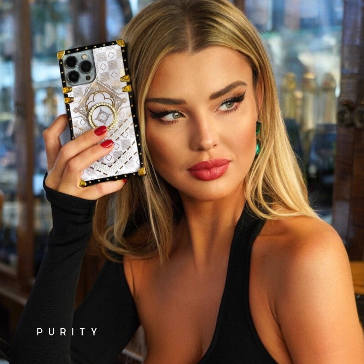 "Magic Twinkle"링이있는 삼성 케이스