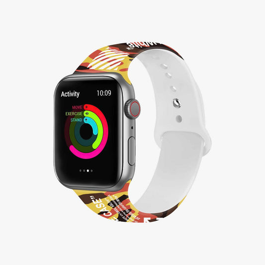 Pasek do Apple Watch | OW Kamuflaż Brązowy