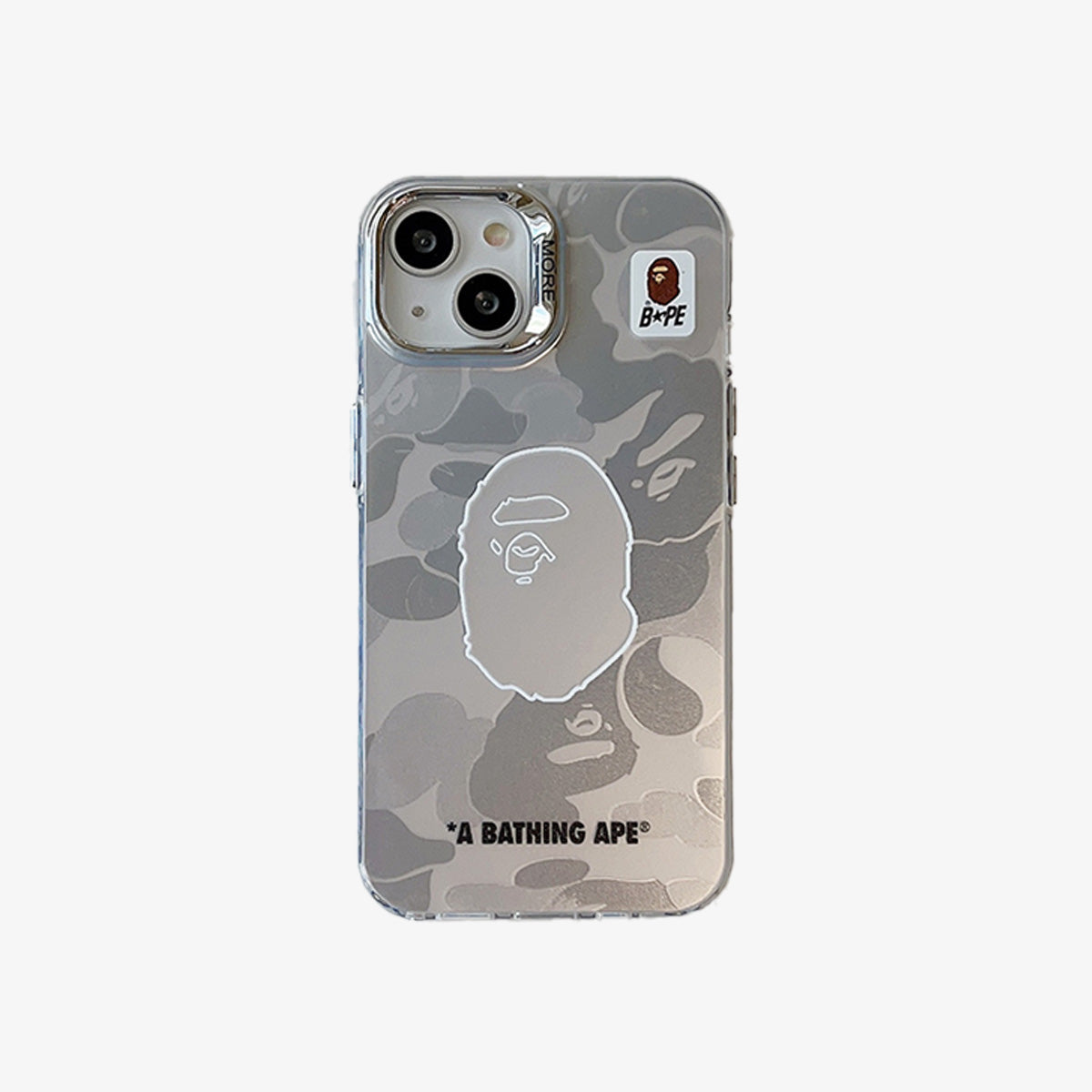 Ограниченный чехол для iPhone | Ape Silver Camo 1