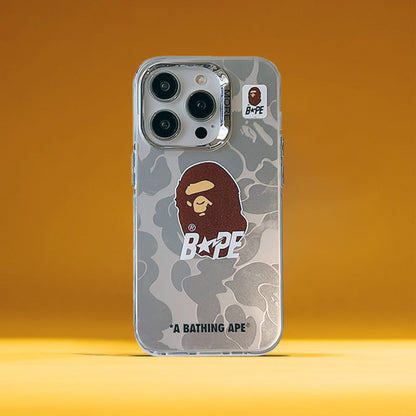 Ограниченный чехол для iPhone | Ape Silver Camo 2