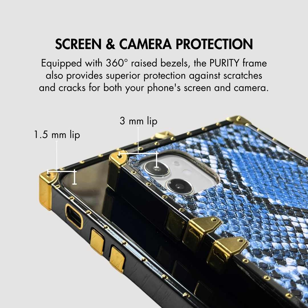 Pouzdro Samsung s prstenem "Blue Rattlesnake"