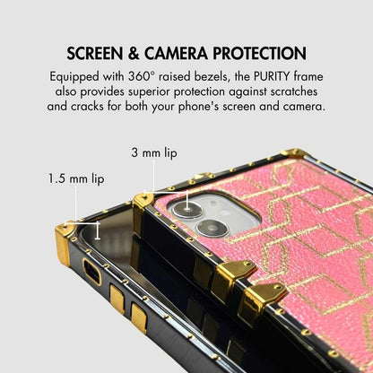 "Peach"링이있는 삼성 케이스