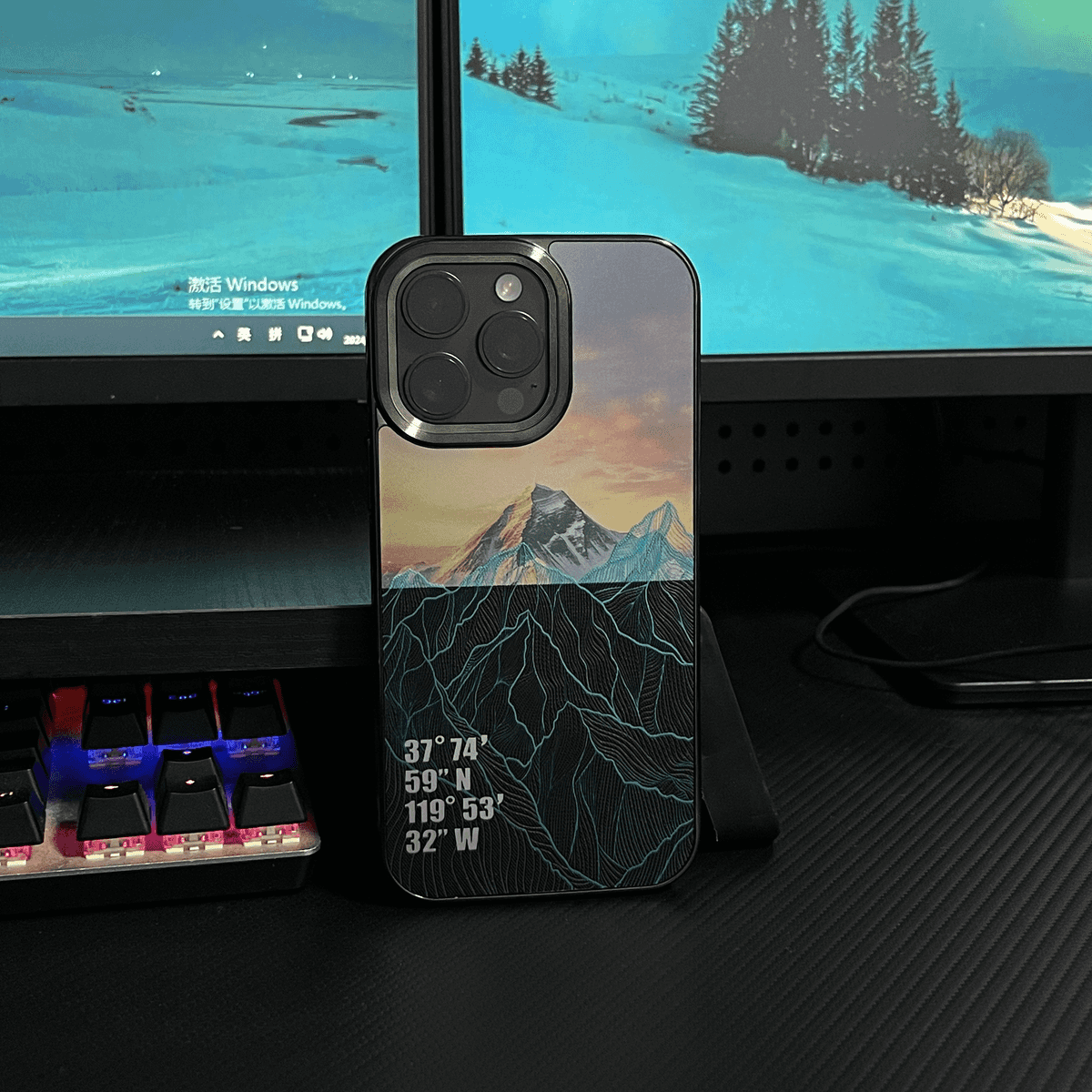 Snow Mountain iPhone Case